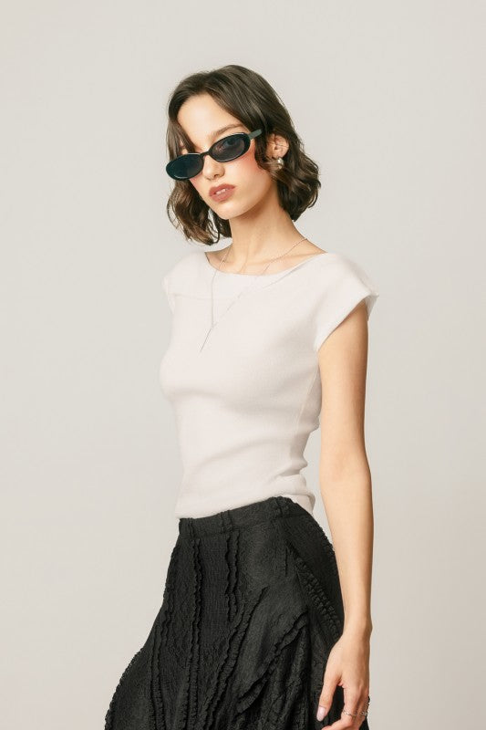 Jennifer Boat Neck Top