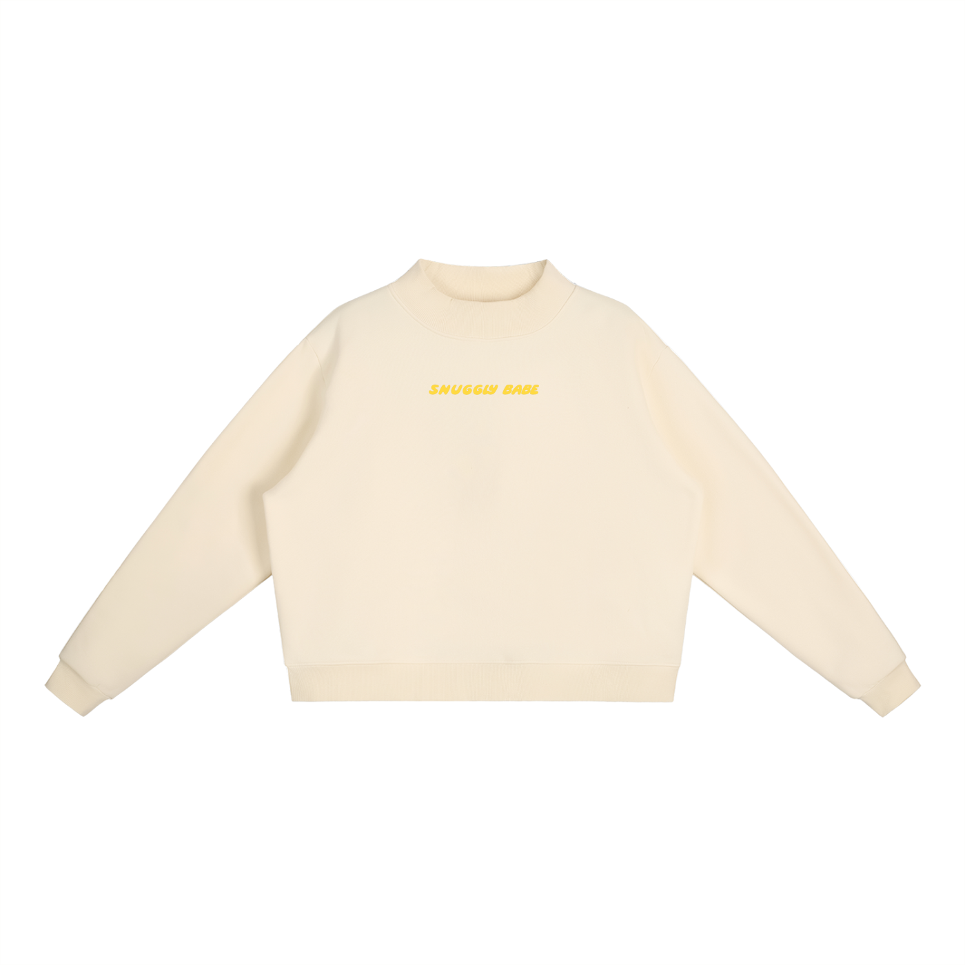 Snuggly Babe Fleece Mock-Neck Sweatshirt
