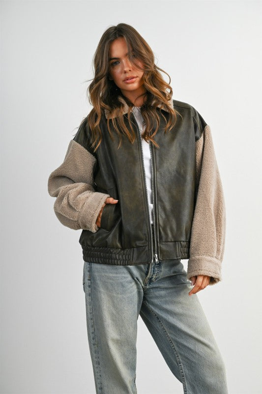 The Teddy Leather Jacket
