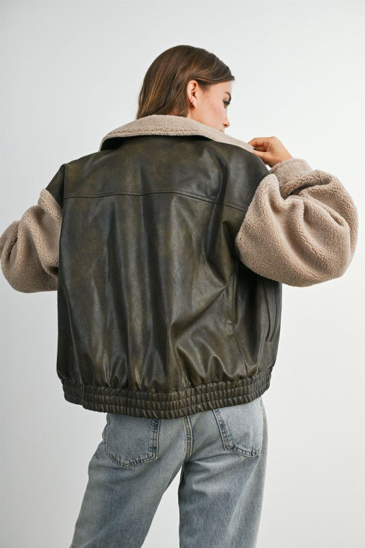 The Teddy Leather Jacket