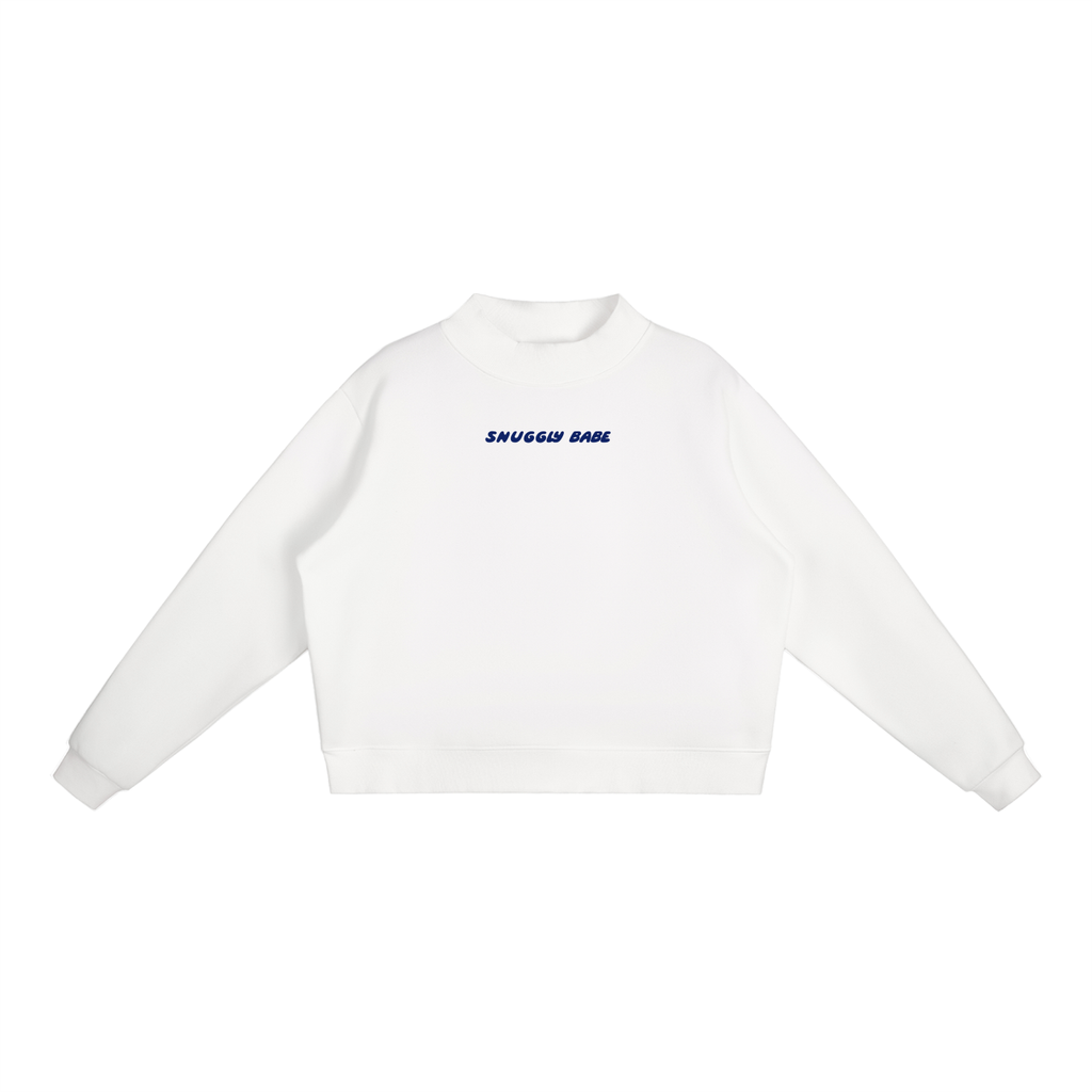 Snuggly Babe Summer Mock-Neck Sweatshirt