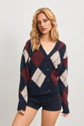Gizelle Argyle Sweater