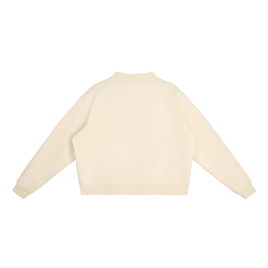 Snuggly Babe Fleece Mock-Neck Sweatshirt