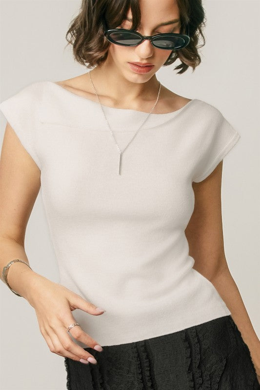 Jennifer Boat Neck Top